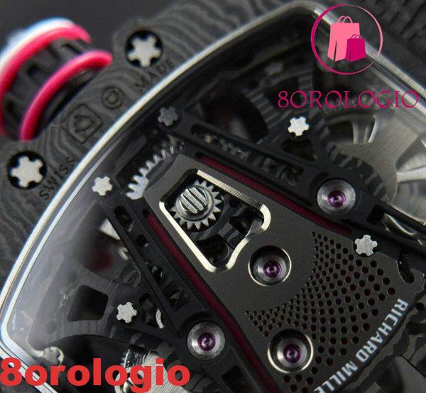 Richard Mille RM38-02 Tourbillon Bubba Watson Carbonio Nero TPT Migliore Replica Orologio - immagine 3