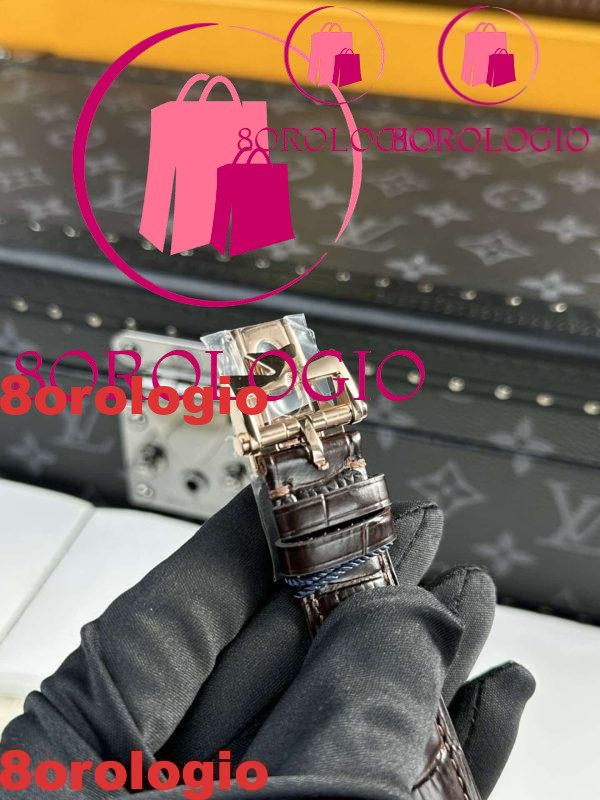 Vacheron Constantin Fiftysix Complete Calendar 4000E Quadrante Marrone Replica 40mm Orologio - immagine 3