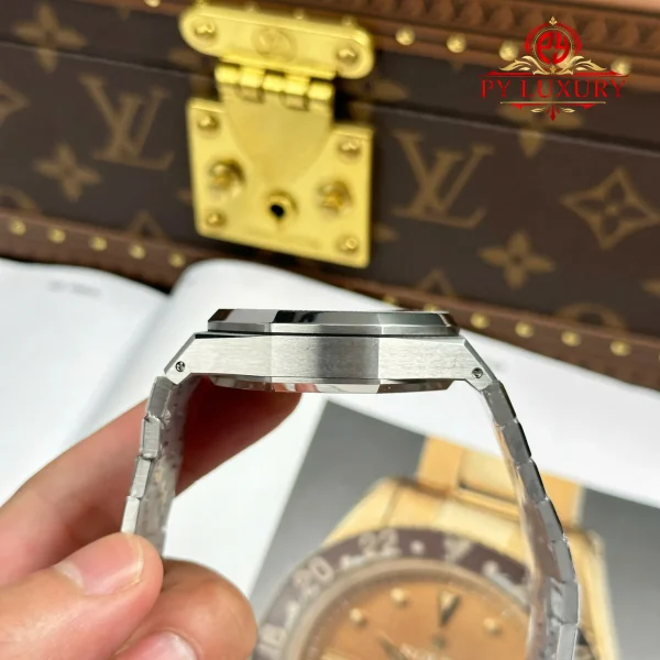 Replica Audemars Piguet Royal Oak Chronograph 26239BC Frosted White Gold Quadrante Nero Super Clone APSF 41mm Orologio - immagine 3