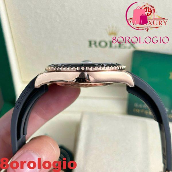 Replica di Alta Qualità Rolex Yacht-Master 126655 Oro Rosa Quadrante Nero 40mm Orologio - immagine 3
