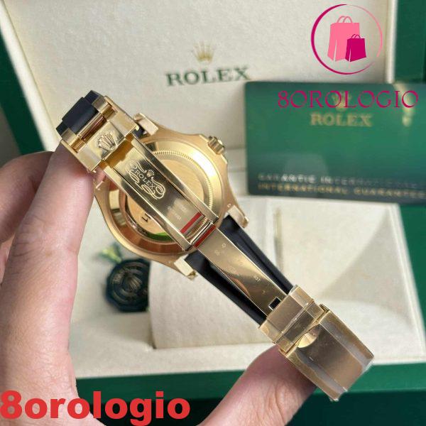 Replica di Alta Qualità Rolex Yacht-Master 226658 Oro Giallo Quadrante Nero 42mm Orologio - immagine 3