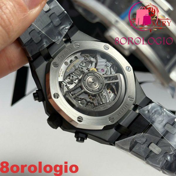 Audemars Piguet Royal Oak Chronograph 26240CE Ceramica Nera Replica 1:1 Migliore Edizione Super Clone APSF 41mm Orologio - immagine 3