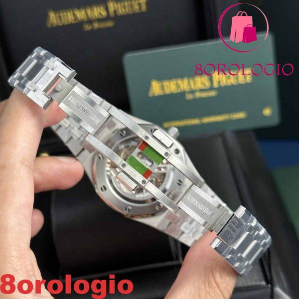 Audemars Piguet Royal Oak Jumbo Extra Thin 16202ST Quadrante Blu Migliore Replica 39mm Orologio - immagine 3