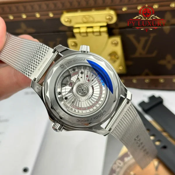 Omega Seamaster Diver 300M Steel No-Date Quadrante Grigio 1:1 Miglior Replica VSF 42mm Orologio - immagine 3