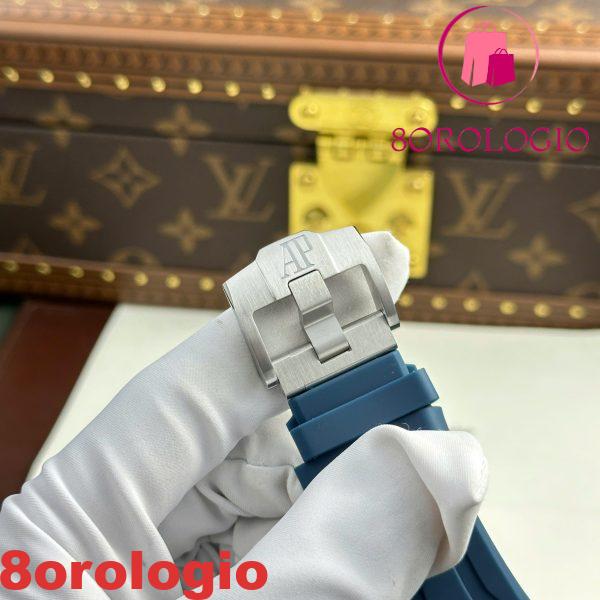 Audemars Piguet Royal Oak Offshore Chronograph 26420TI Titanio Quadrante Blu Migliore Replica 43mm Orologio - immagine 3