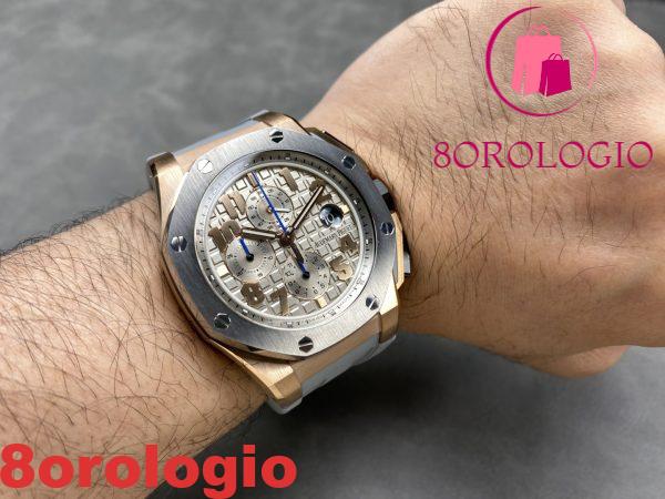 Audemars Piguet Royal Oak Offshore Chronograph Lebron James 26210OI Oro Rosa 1:1 Migliore Replica TKF 44mm Orologio - immagine 3