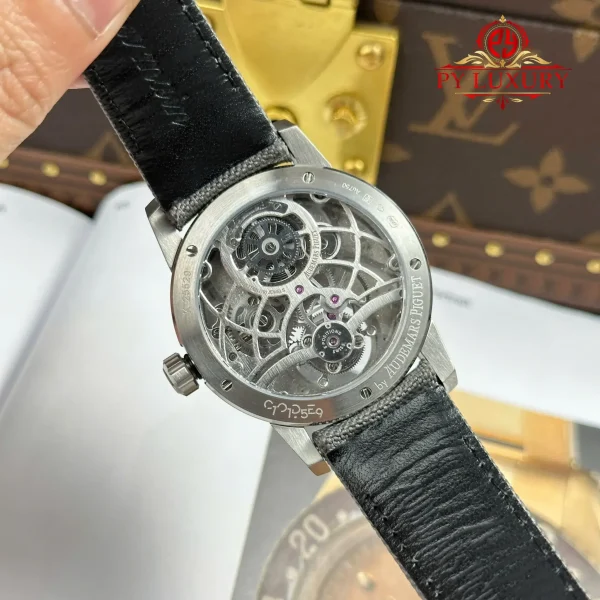 Audemars Piguet Code 11.59 Tourbillon 26396QT Edizione Speciale Medio Oriente Quadrante in Meteorite Cinturino in Tessuto Replica Migliore 1:1 APPF 41mm Orologio - immagine 3