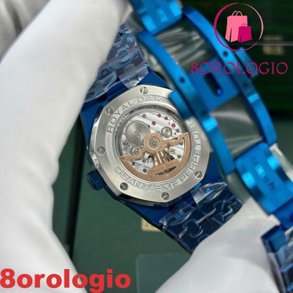 Audemars Piguet Royal Oak Calendario Perpetuo 26579CS Ceramica Blu 1:1 Miglior Replica BBR 41mm Orologio - immagine 3
