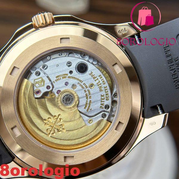Patek Philippe Aquanaut 5167R-001 Oro Rosa Versione Modificata Quadrante Marrone + Lancette + Movimento Super Clone Migliore Replica 40.8mm Orologio - immagine 3
