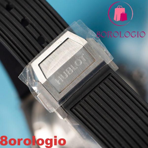 Replica Hublot Big Bang One Click Steel Black Full Pavé CZ Stones 39mm Orologio - immagine 3