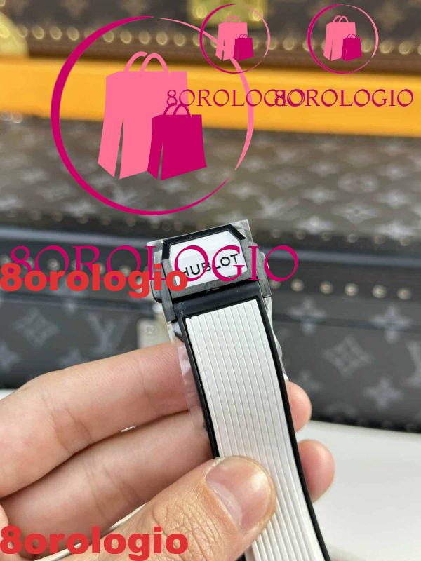 Hublot Big Bang Unico Ceramica Bianca Migliore Replica BBF 42mm Orologio - immagine 3