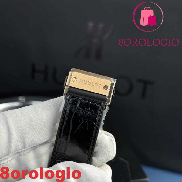Replica Hublot Classic Fusion Ceramic King Gold Quadrante in Carbonio Super Clone 42mm Orologio - immagine 3